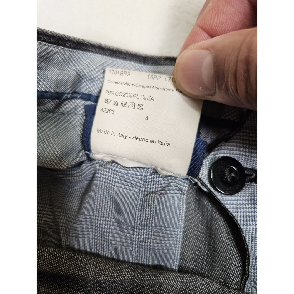 Brioni Jeans Men 33x28* Black Marmolada Straight Leg Pants Italy Designer Luxury - Picture 11 of 12